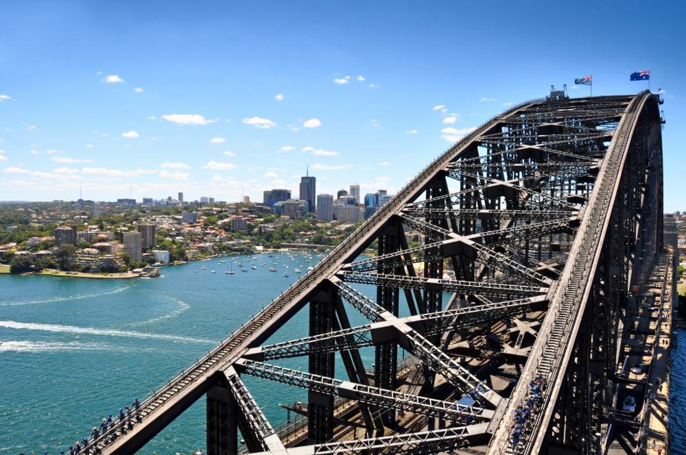 View of Sydney Harbour bridge